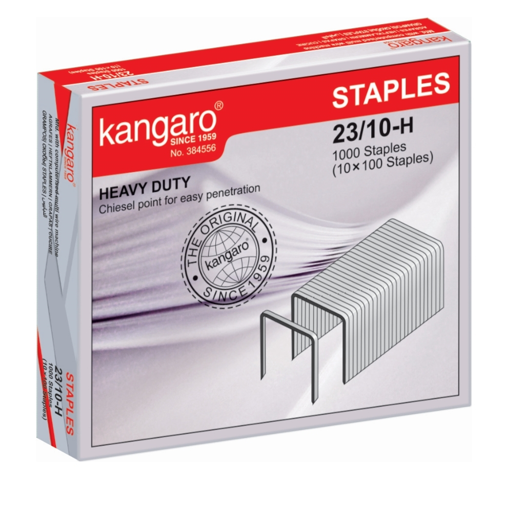 Kangaro Heavy Duty Staples 1000s 23 10